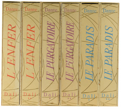 La Divine Comédie. L'Enfer. Le Purgatoire. Le Paradis. Illustrations de Dali. 