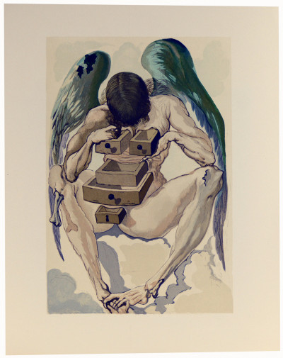 La Divine Comédie. L'Enfer. Le Purgatoire. Le Paradis. Illustrations de Dali. 