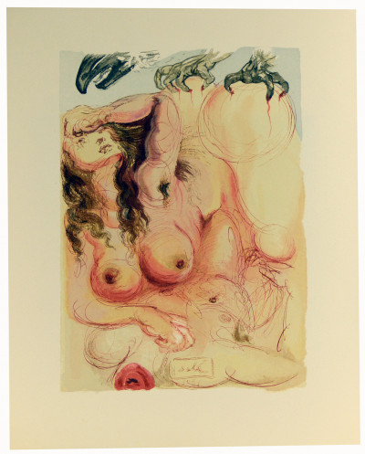 La Divine Comédie. L'Enfer. Le Purgatoire. Le Paradis. Illustrations de Dali. 