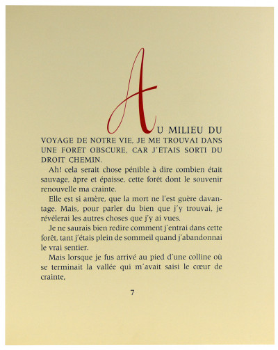 La Divine Comédie. L'Enfer. Le Purgatoire. Le Paradis. Illustrations de Dali. 
