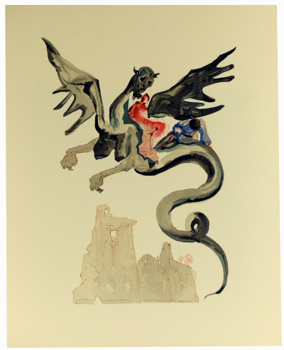 La Divine Comédie. L'Enfer. Le Purgatoire. Le Paradis. Illustrations de Dali. 
