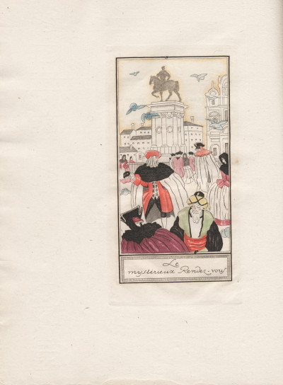 Une aventure de Casanova. Histoire complète de ses amours avec la belle C.C. et la religieuse de Muran. Compositions de S. Sauvage gravées avec la collaboration de E. Feltesse. 
