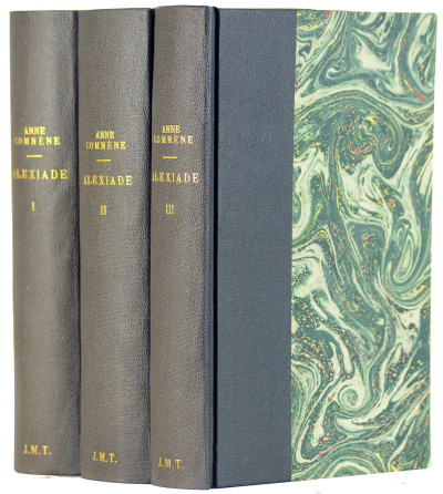 Alexiade (règne de l'Empereur Alexis Comnène 1081-1118). Tome I (livres I-IV). Tome II (livres V-X). Tome III (livres XI-XV). Texte établi et traduit par Bernard Leib. 