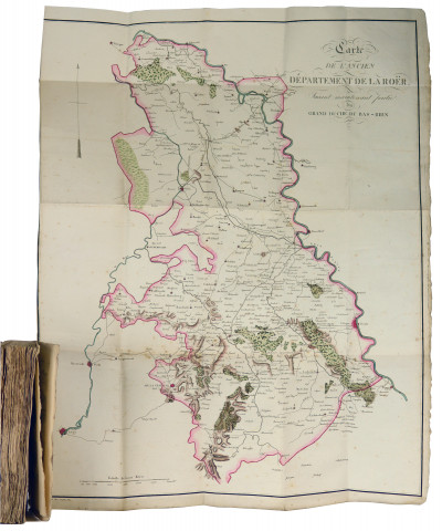 Voyage fait en 1813 et 1814 dans le pays entre Meuse et Rhin, suivi de notes, avec une carte géographique. 