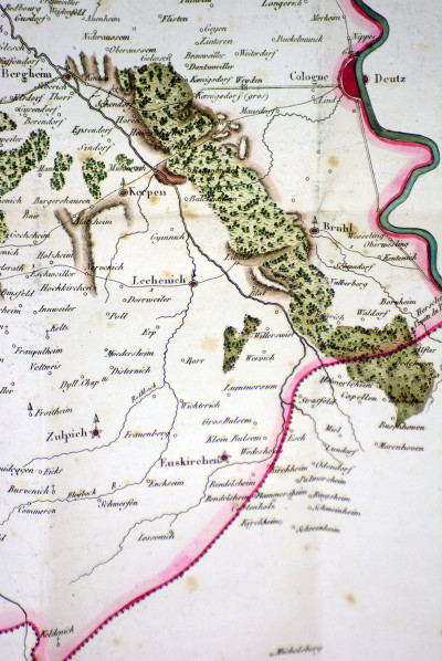 Voyage fait en 1813 et 1814 dans le pays entre Meuse et Rhin, suivi de notes, avec une carte géographique. 