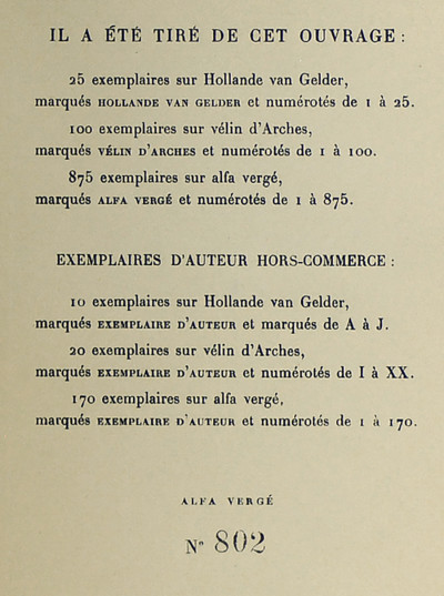 Ulysse. Traduction française intégrale de M. Auguste Morel, assisté par M. Stuart Gilbert, entièrement revue par Valery Larbaud avec la collaboration de l'auteur. 