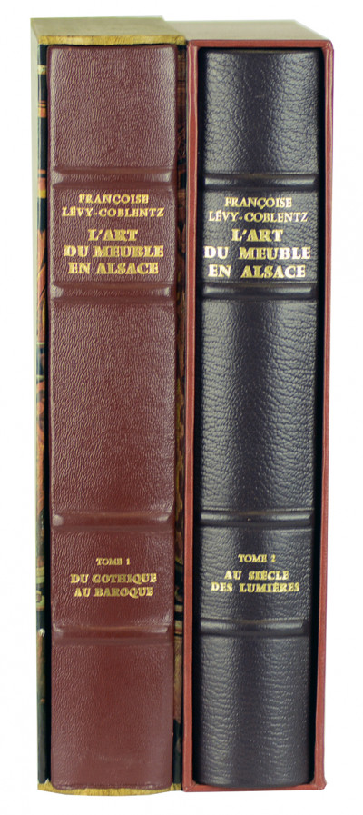 L'art du meuble en Alsace. Tome 1. Du gothique au baroque. 1480-1698. Tome 2. De la paix de Ryswick à la Révolution. 1698-1789. 