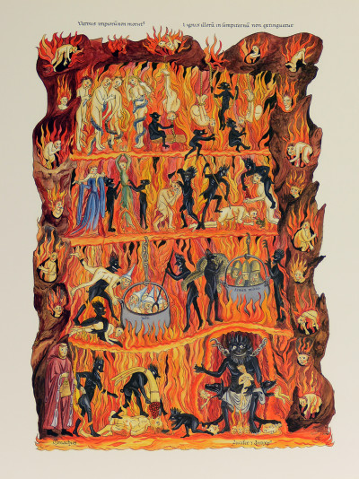 Hortus Deliciarum. Le jardin des délices. 