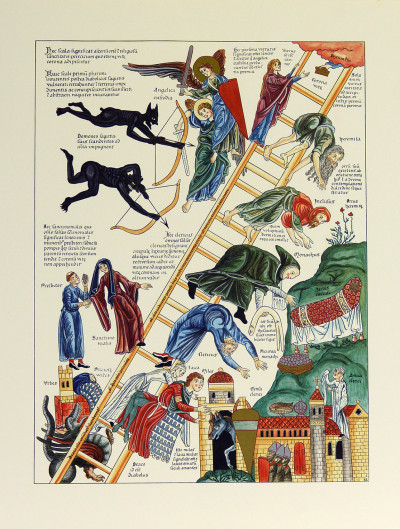 Hortus Deliciarum. Le jardin des délices. 