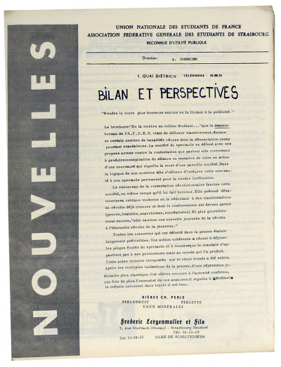 Pour une critique de l'avant-gardisme. L'unique et sa propriété. Suivi de documents relatifs à l'éclatement de l'Internationale Situationniste. 