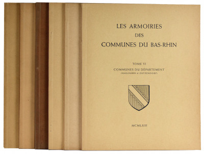 Les armoiries des communes du Bas-Rhin. 