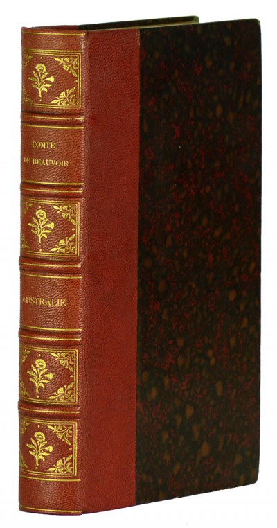 Australie. Voyage autour du monde. Ouvrage enrichi de deux grandes cartes et de douze gravures-photographies par Deschamps. 