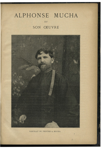 Alphonse Mucha et son Œuvre. 127 illustrations par A. Mucha et un portrait-charge de l'Artiste par Whidhopff. RELIÉ À LA SUITE : La Plume, numéro 172 du 15 juin 1896 consacré à Félicien Rops. 