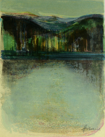 Où passent nos rivières. 20 lithographies originales de Hilaire. 