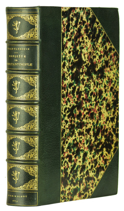 Conquête de Constantinople. Avec la continuation de Henri de Valenciennes. Texte original, accompagné d'une traduction par M. Natalis de Wailly. 