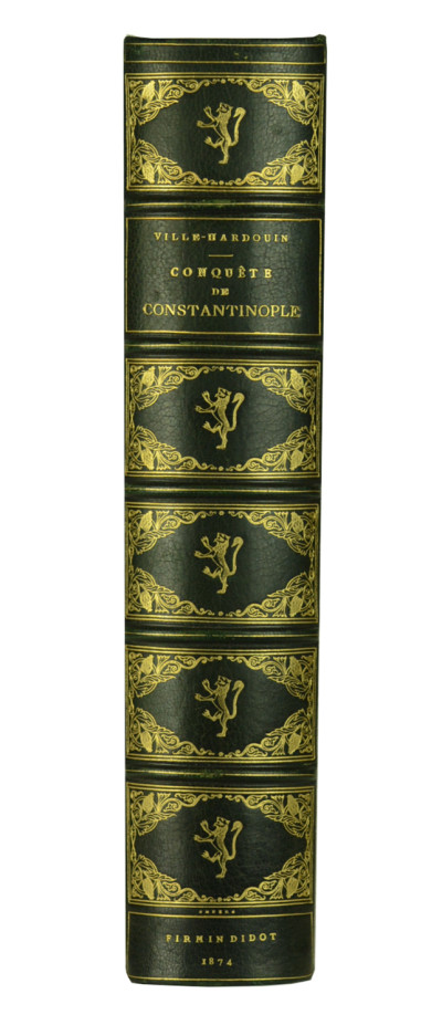 Conquête de Constantinople. Avec la continuation de Henri de Valenciennes. Texte original, accompagné d'une traduction par M. Natalis de Wailly. 