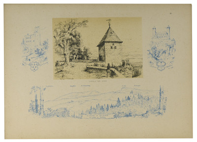 Le Mont Ste Odile. Notes et croquis. 