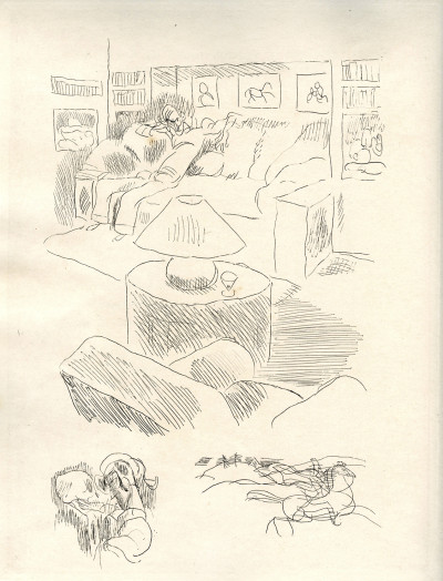 Malaises… Dessins, eaux-fortes et préface de Gus Bofa. 