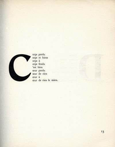 Alphabet sourd aveugle. Préface et note de Paul Éluard. Frontispice de l'auteur. 