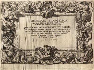 Emblemata evangelica ad XII signa coelestia sive totidem anni menses accommodata…. 