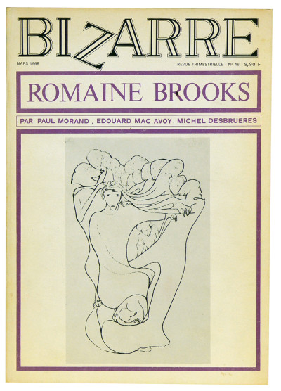 Bizarre. Revue trimestrielle. Mars 1968. N° 46. Romaine Brooks, par Paul Morand, Édouard Mac Avoy, Michel Desbruères. 