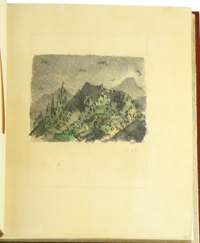 Le Centaure et la Bacchante. Poèmes en prose illustrés de bois en couleurs par Jules Chadel. Avec préface de Louis Barthou. 