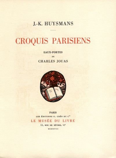 Croquis parisiens. Eaux-fortes de Charles Jouas. 