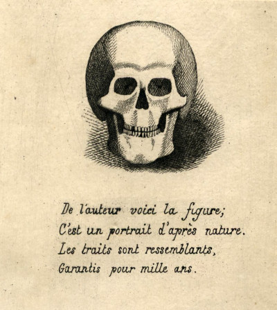 Pensées d'un fossoyeur. Avec un Portrait de l'auteur. 