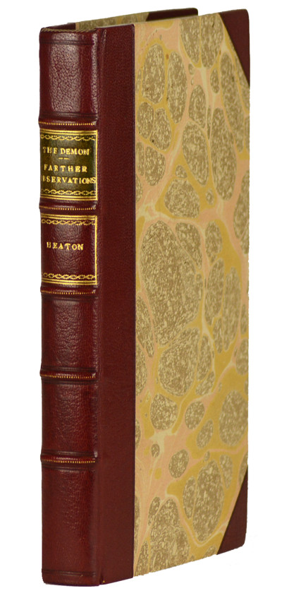The Demon ; a Case of Extraordinary Affliction, and Gracious Relief, the Effects of Spiritual Agency ; Carefully Examined, and Faithfully Narrated : With Observations on Demoniac Possession, and Animadversions on Superstition. SUIVI DE : Farther Observations on Demoniac Possession, and Animadversions on some of the Curious Arts of Superstition, &c. 