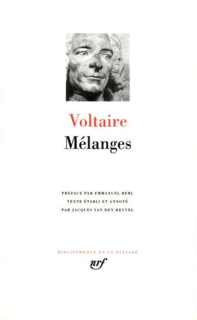 Mélanges. Préface par Emmanuel Berl. Texte établi et annoté par Jacques Van den Heuvel. 