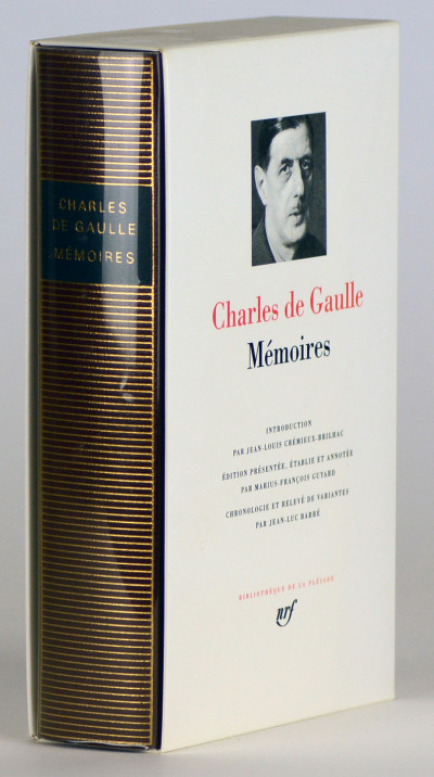 Mémoires. Introduction par Jean-Louis Crémieux-Brilhac. Édition présentée, établie et annotée par Marius-François Guyard. Chronologie et relevé de variantes par Jean-Luc Barré. 