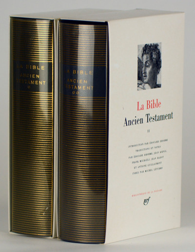 La Bible. Ancien Testament, tomes I & II. Édition publiée sous la direction d'Édouard Dhorme. 