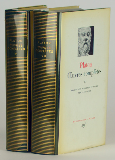 Œuvres complètes, tomes I & II. Traduction nouvelle et notes établies par Léon Robin, avec la collaboration de M.-J. Moreau. 