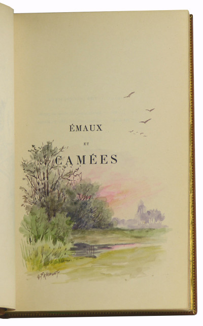 Émaux et Camées. Cent douze dessins de Gustave Fraipont. Préface par Maxime du Camp. 