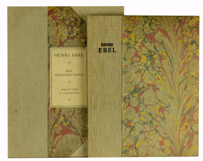 Henri Ebel. En souvenir de son 80e anniversaire. 3 juillet 1929. On joint Henri Ebel. Dix reproduction. Collection E. Gassmann. 