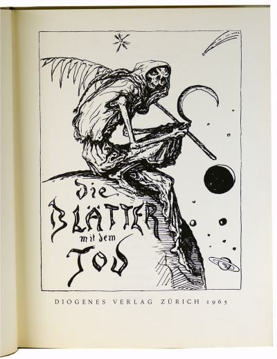 Ein Totentanz. Die Blätter mit dem Tod. 