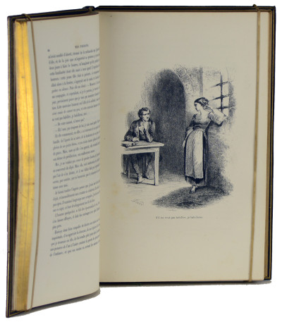 Mes prisons. Suivies du discours sur les devoirs des hommes, traduction de M. Antoine de Latour. Avec des chapitres inédits, les additions de Maroncelli et des notices littéraires ou biographiques sur plusieurs prisonniers du Spielberg. Édition illustrée par Tony Johannot de cent beaux dessins gravés sur bois par les premiers artistes. 