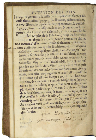 De la démonomanie des sorciers. Reveu, corrigé & augmenté d'une grande partie. 