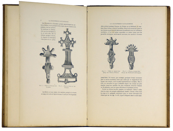 Origine et ancienneté du premier âge du fer au Caucase. Relié à la suite : La bijouterie caucasienne de l'époque scytho-byzantine. 