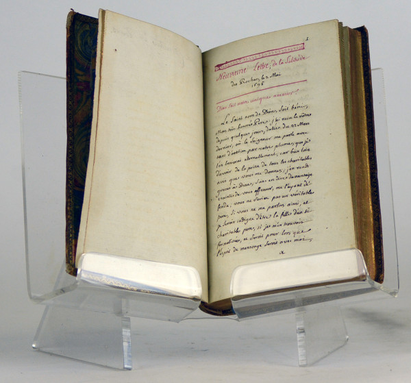 La Solitaire des Rochers. Manuscrit. 