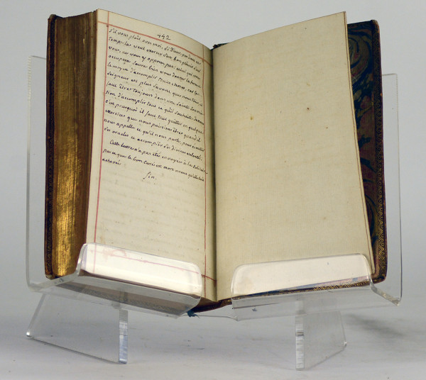 La Solitaire des Rochers. Manuscrit. 