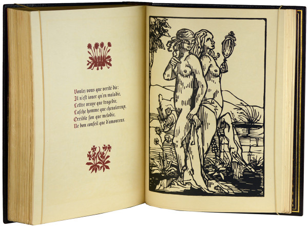 Œuvres de François Villon. Bois dessinés et gravés par Émile Bernard. 