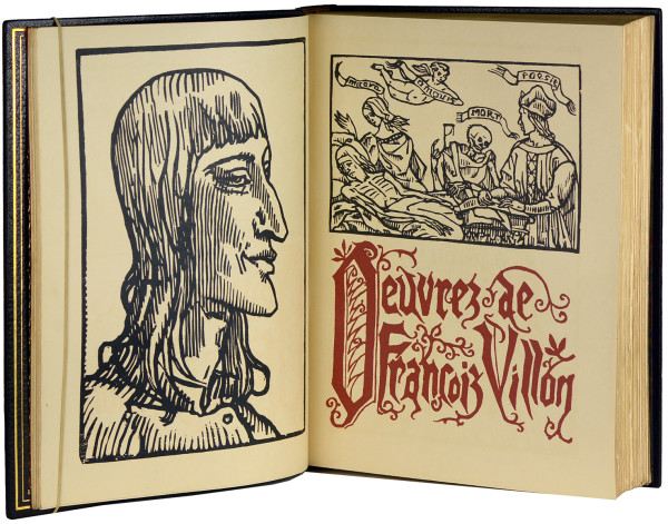 Œuvres de François Villon. Bois dessinés et gravés par Émile Bernard. 