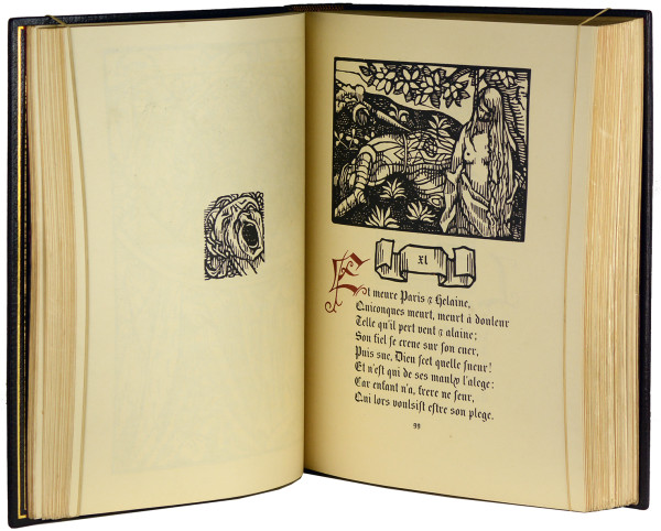 Œuvres de François Villon. Bois dessinés et gravés par Émile Bernard. 