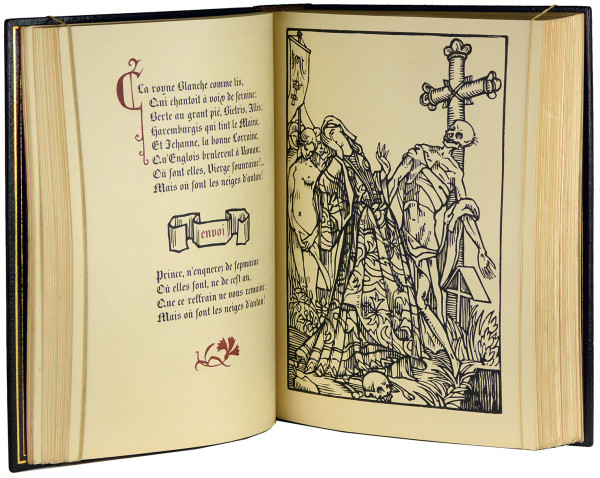 Œuvres de François Villon. Bois dessinés et gravés par Émile Bernard. 