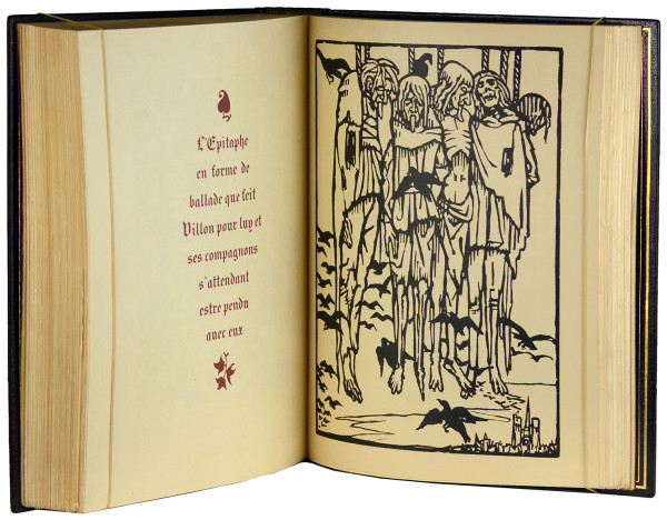 Œuvres de François Villon. Bois dessinés et gravés par Émile Bernard. 