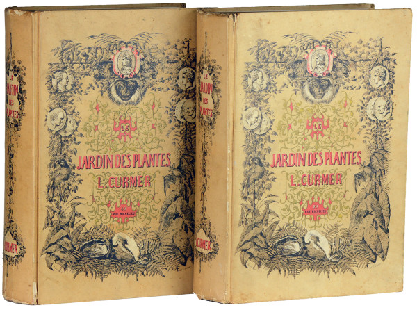 Le Jardin des Plantes. Description complète, historique et pittoresque du Muséum d'Histoire Naturelle, de la Ménagerie, des Serres, des Galeries de minéralogie et d'anatomie, et de la vallée suisse (mœurs et instincts des animaux, botanique, anatomie comparée, minéralogie, géologie, zoologie). 