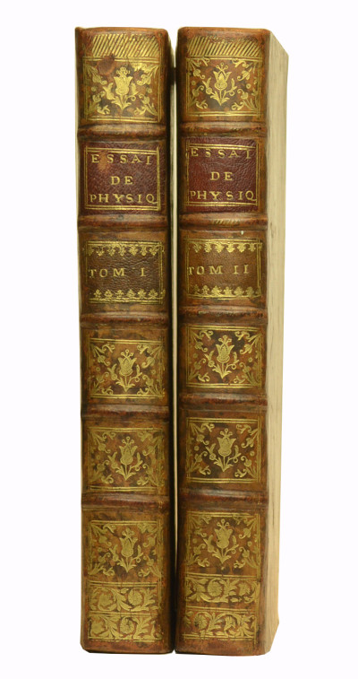 Essai de Physique. Avec une description de nouvelles sortes de machines pneumatiques, et un recueil d'expériences par M. J. V. M. Traduit du Hollandois par Pierre Massuet. 