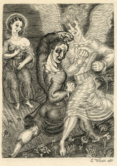 La Gabrielide. Traduction de Y. Sidersky. Cinq gravures sur cuivre d'Édouard Wiralt. 