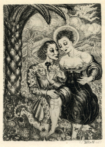 La Gabrielide. Traduction de Y. Sidersky. Cinq gravures sur cuivre d'Édouard Wiralt. 